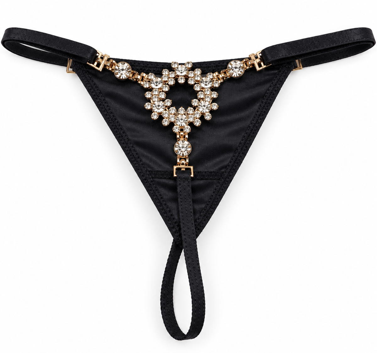 Crystal Elegance – Rhinestone G-String Thong